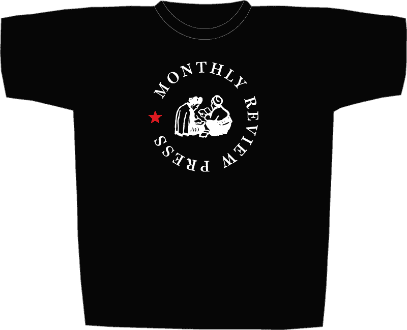 Monthly Review Press T-Shirt v2: front