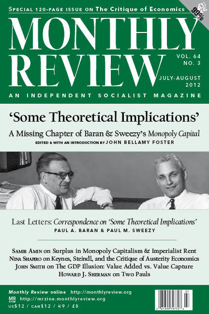 Monthly Review Volume 64, Number 2 (June 2012)