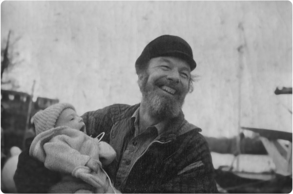 Jeremy Mage and Pete Seeger, 1973