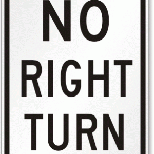 No-Right-Turn-Traffic-Sign-K-1811