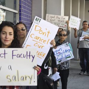 City College of San Francisco Teachers Protest