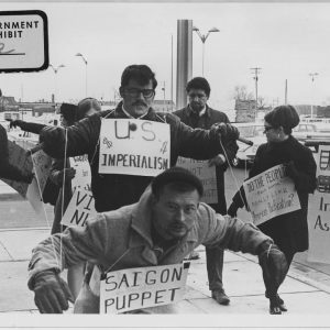 Vietnam War protesters. 1967. Wichita, Kans