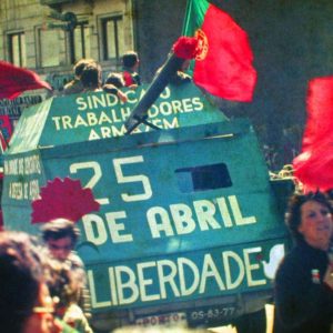 A demonstration in Oporto in April 25, 1983