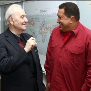István-Mészáros-and-Hugo-Chávez