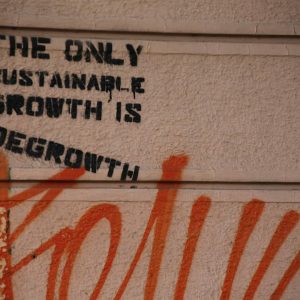 THE ONLY SUSTAINABLE GROWTH IS DEGROWTH