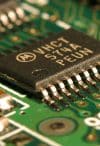 Integrated circuit on a microchip
